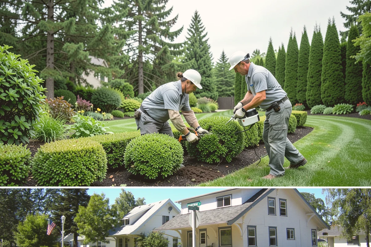 Arborist Wood Chip Installation in DuPont, Pierce County, WA - Arborist chips can go down any season, but a fall application in the Northwest insulates roots and lets the chips mellow over...