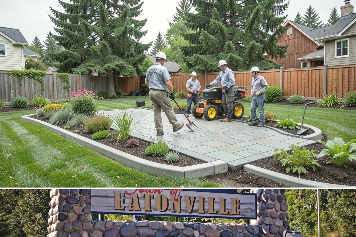 Arborist Wood Chip Installation in Eatonville, Pierce County, WA - Arborist chips can go down any season, but a fall application in the Northwest insulates roots and lets the chips mellow over...