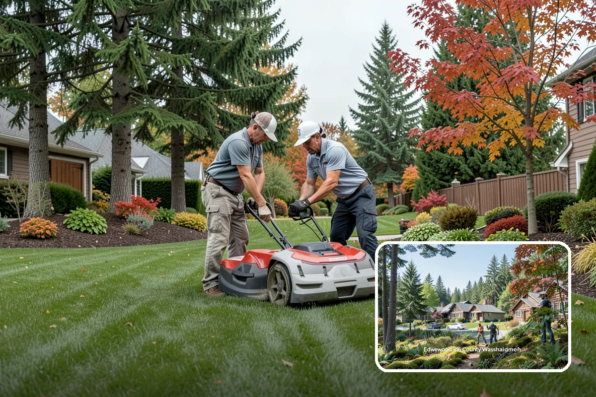 Arborist Wood Chip Installation in Edgewood, Pierce County, WA - Builds healthy soil as it decomposes