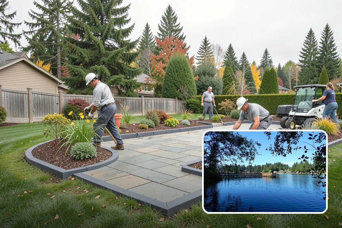 Arborist Wood Chip Installation in Federal Way, King County, WA - Builds healthy soil as it decomposes