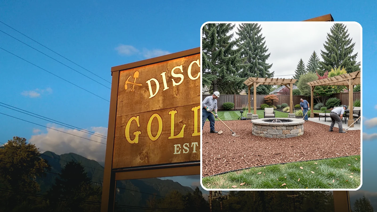 Arborist Wood Chip Installation in Gold Bar, Snohomish County, WA - We install fresh arborist wood chips that build soil naturally and make an economical, sustainable mulch for large areas.