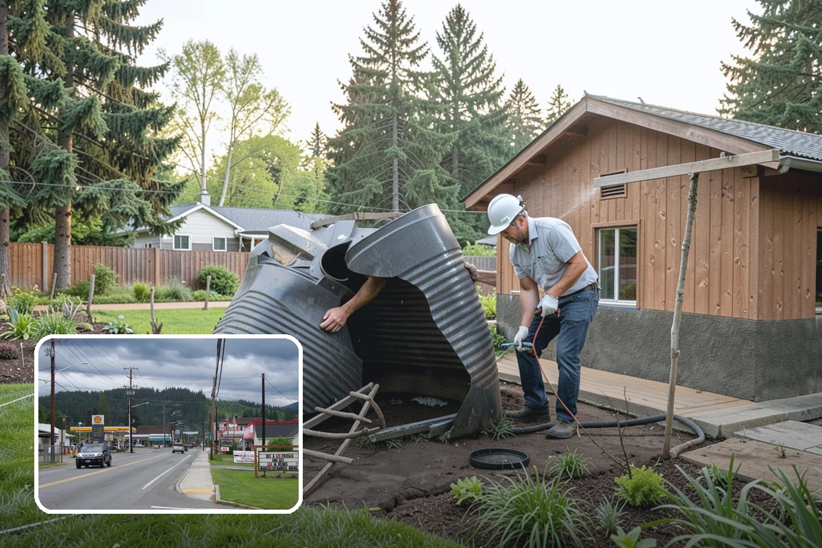 Arborist Wood Chip Installation in Granite Falls, Snohomish County, WA - Builds healthy soil as it decomposes