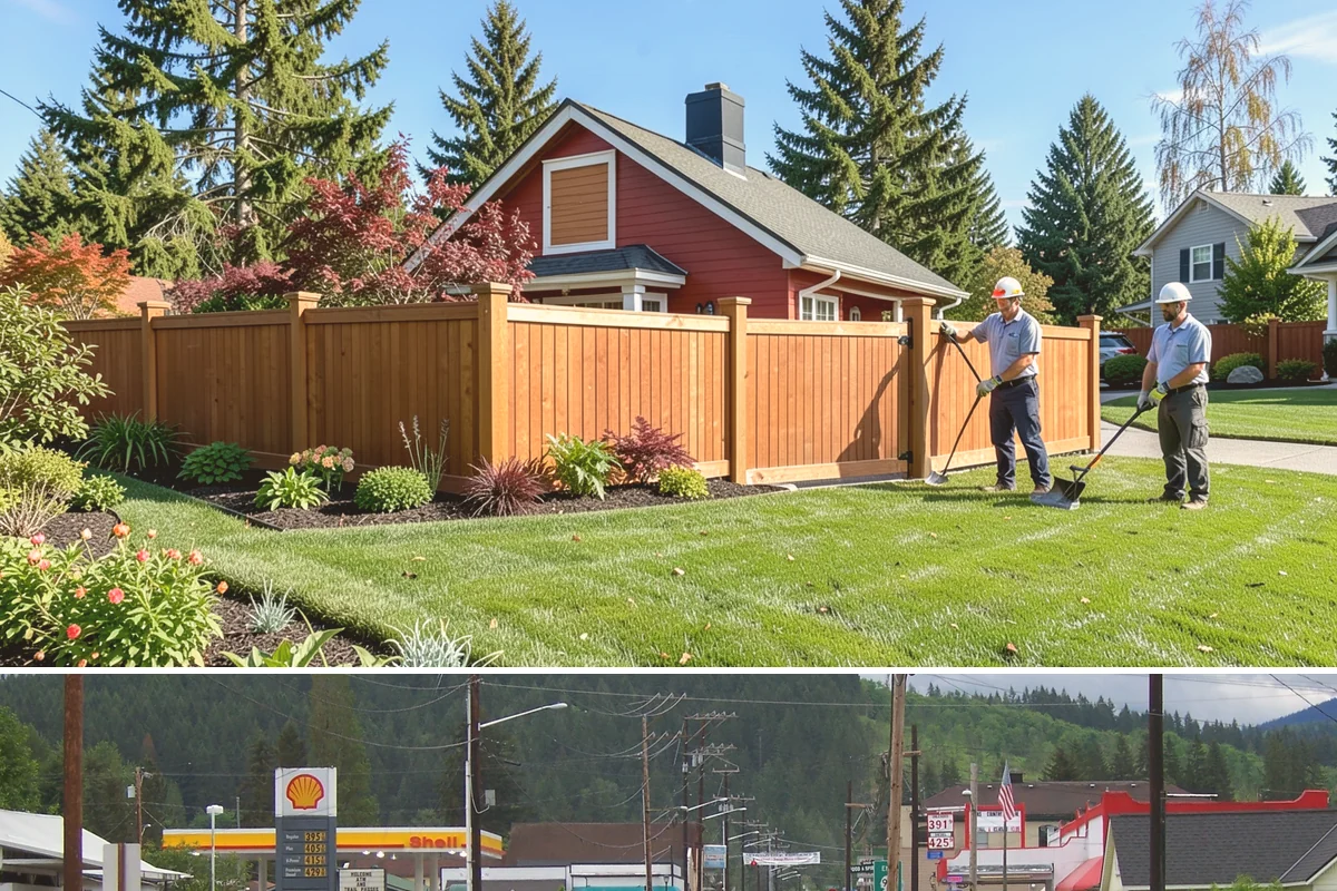 Arborist Wood Chip Installation in Granite Falls, Snohomish County, WA - Arborist chips can go down any season, but a fall application in the Northwest insulates roots and lets the chips mellow over...