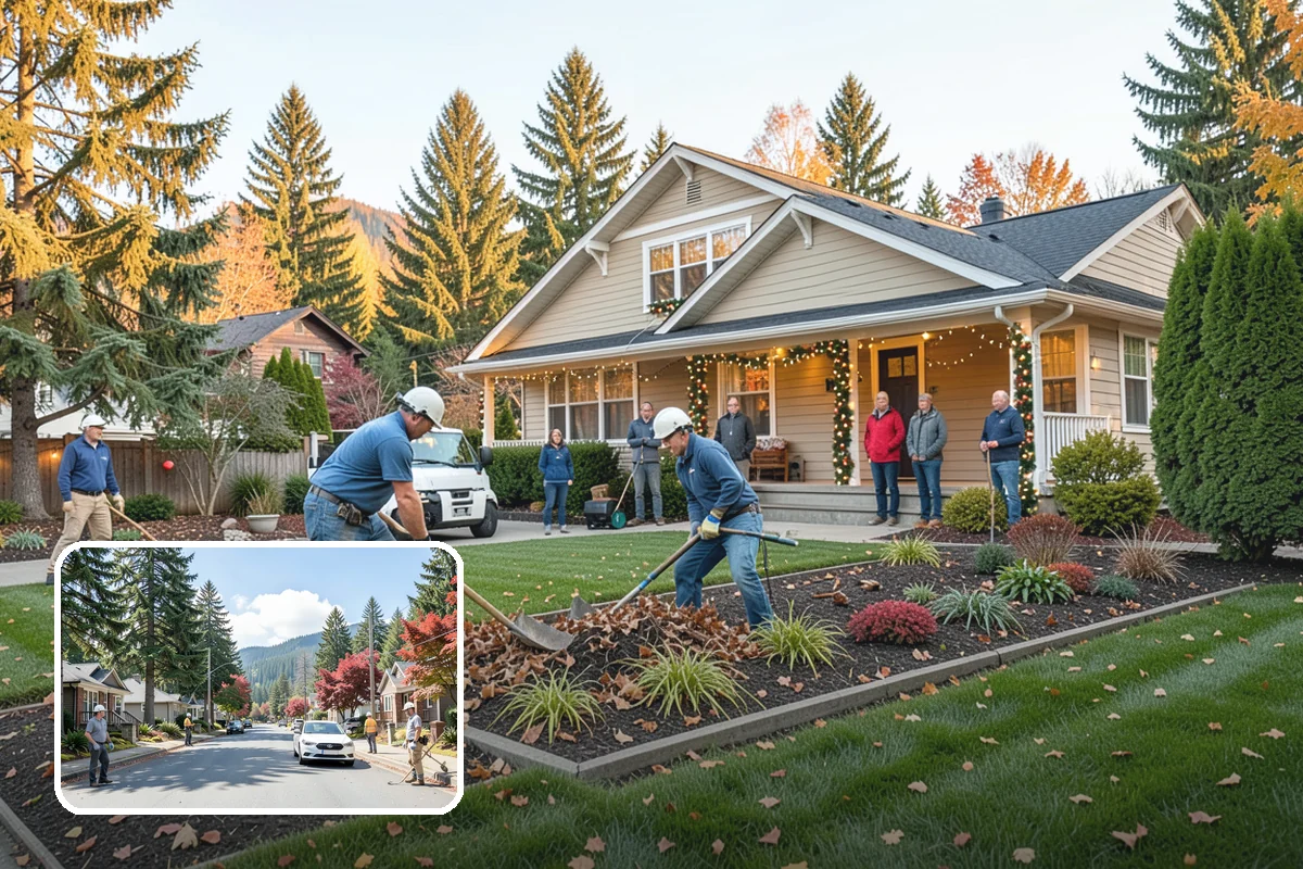 Arborist Wood Chip Installation in Hunts Point, King County, WA - Builds healthy soil as it decomposes