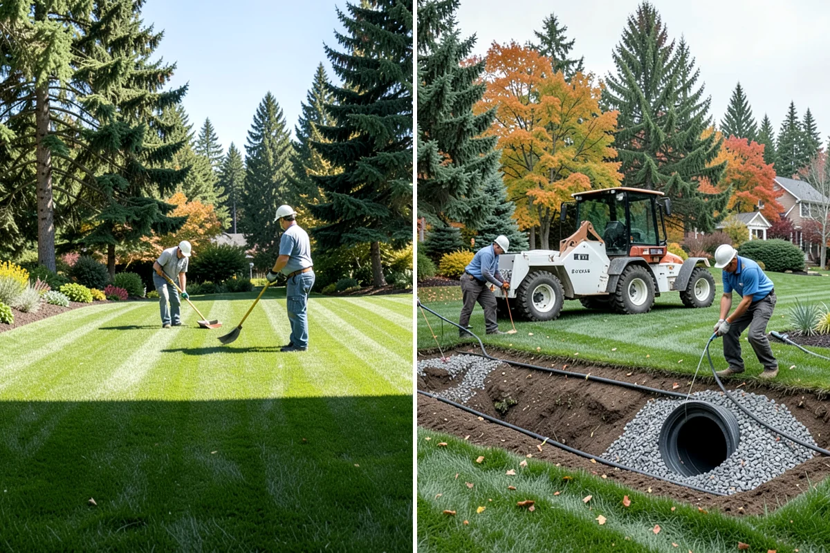 Arborist Wood Chip Installation in Lake Forest Park, King County, WA - Determine coverage needs and confirm chips suit the planting area