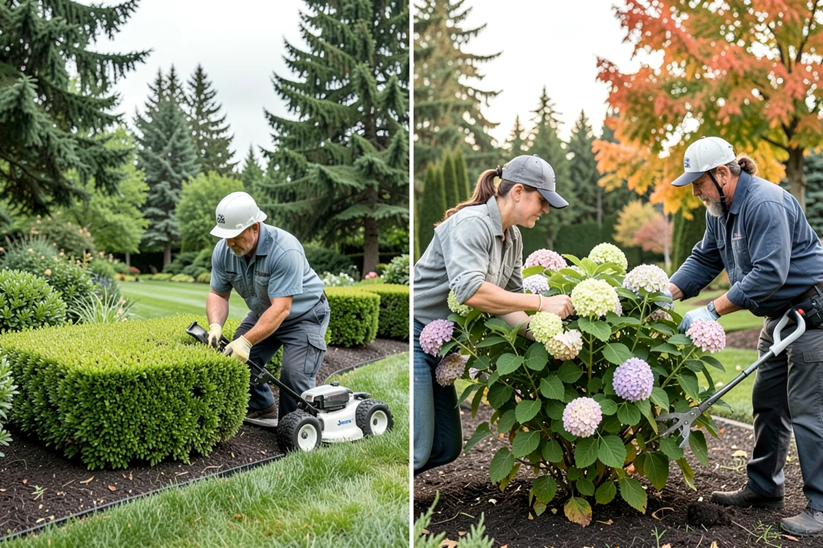 Arborist Wood Chip Installation in Lakewood, Pierce County, WA - Determine coverage needs and confirm chips suit the planting area