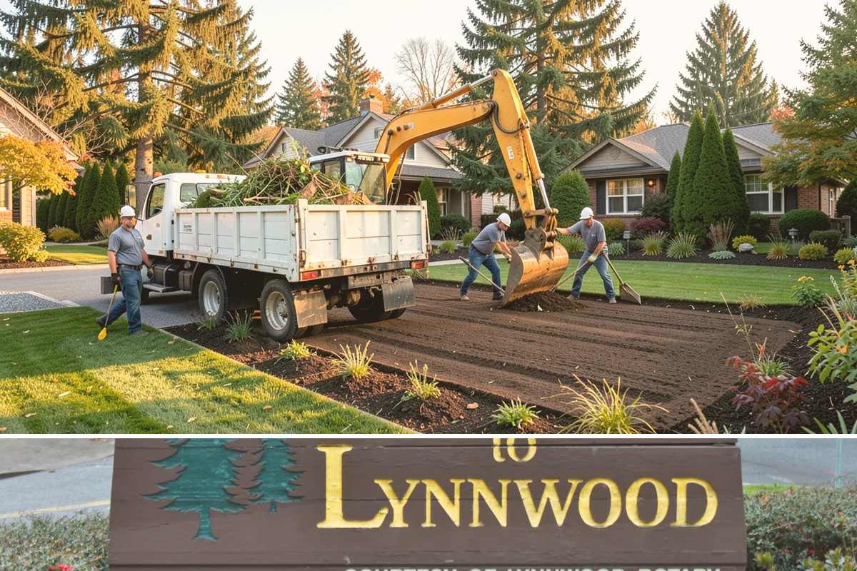 Arborist Wood Chip Installation in Lynnwood, Snohomish County, WA - Arborist chips can go down any season, but a fall application in the Northwest insulates roots and lets the chips mellow over...