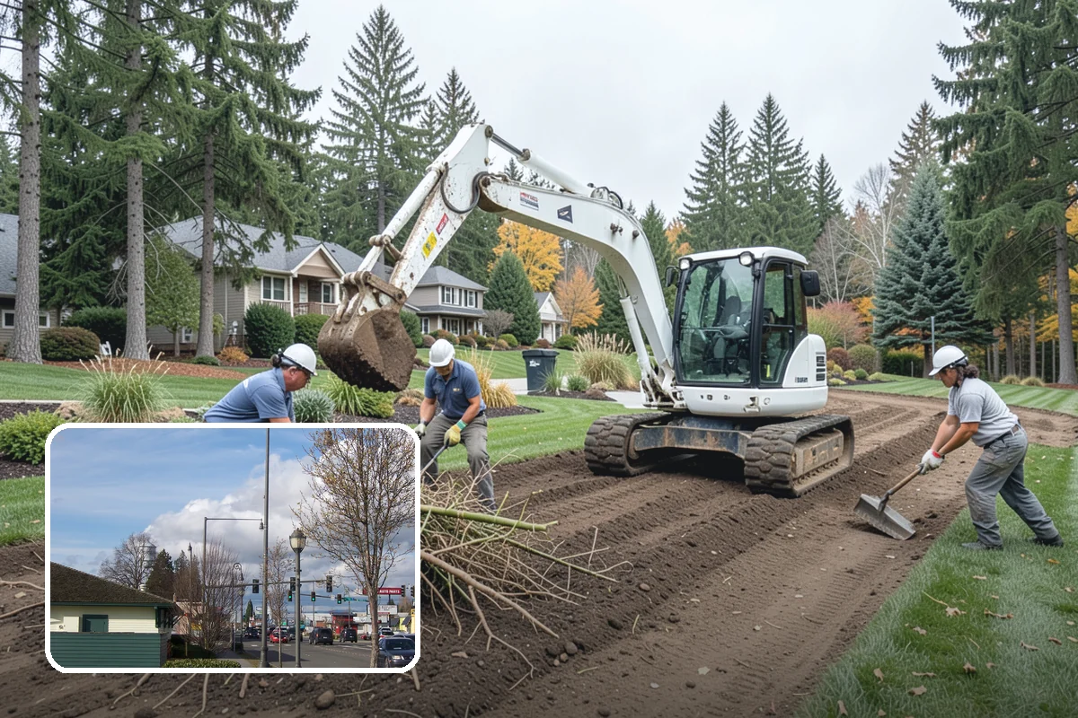 Arborist Wood Chip Installation in Marysville, Snohomish County, WA - Builds healthy soil as it decomposes