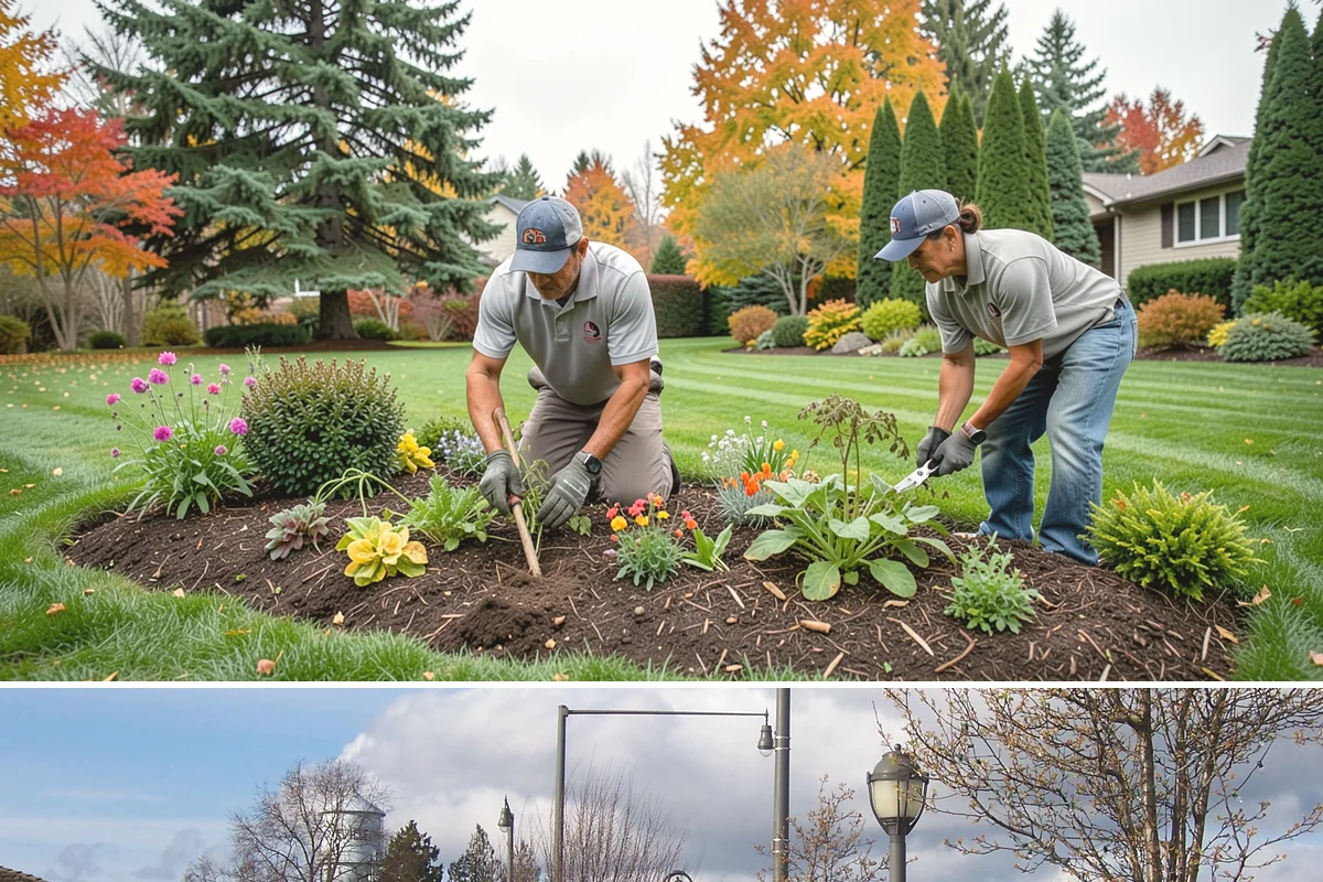 Arborist Wood Chip Installation in Marysville, Snohomish County, WA - Arborist chips can go down any season, but a fall application in the Northwest insulates roots and lets the chips mellow over...