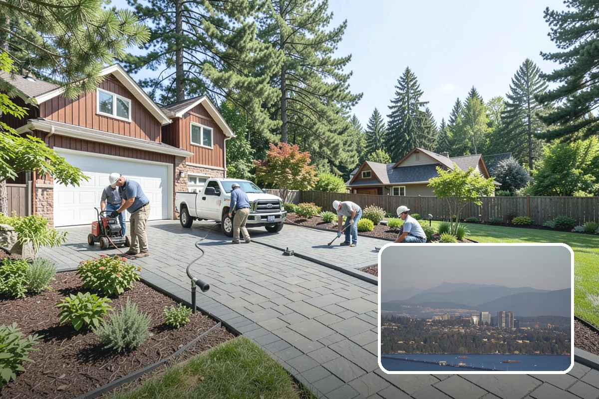 Arborist Wood Chip Installation in Medina, King County, WA - Builds healthy soil as it decomposes