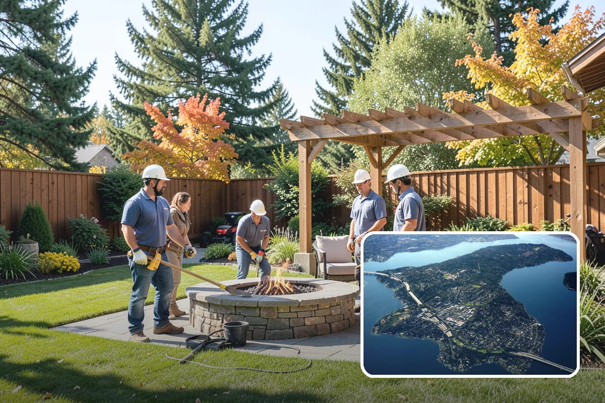 Arborist Wood Chip Installation in Mercer Island, King County, WA - Builds healthy soil as it decomposes