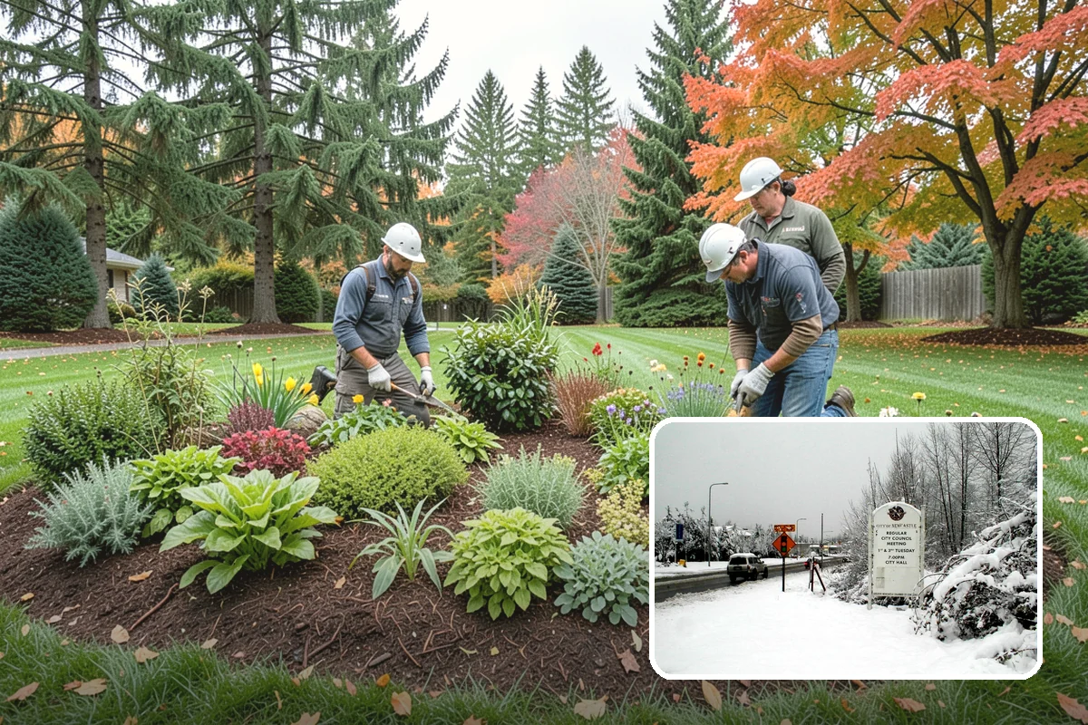Arborist Wood Chip Installation in Newcastle, King County, WA - Builds healthy soil as it decomposes