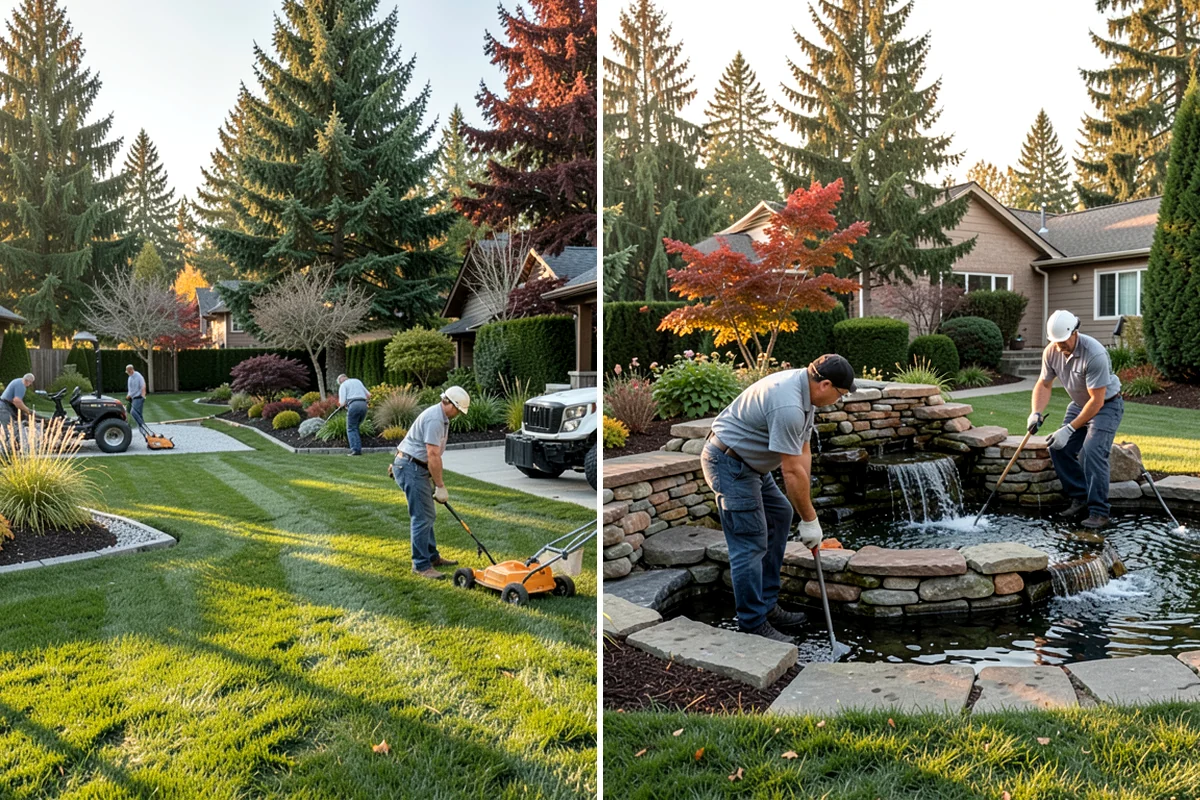 Arborist Wood Chip Installation in Puyallup, Pierce County, WA - Determine coverage needs and confirm chips suit the planting area