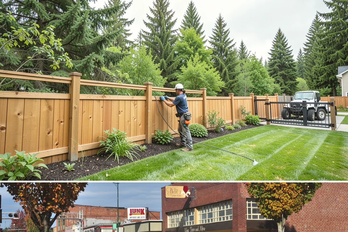 Arborist Wood Chip Installation in Puyallup, Pierce County, WA - Arborist chips can go down any season, but a fall application in the Northwest insulates roots and lets the chips mellow over...
