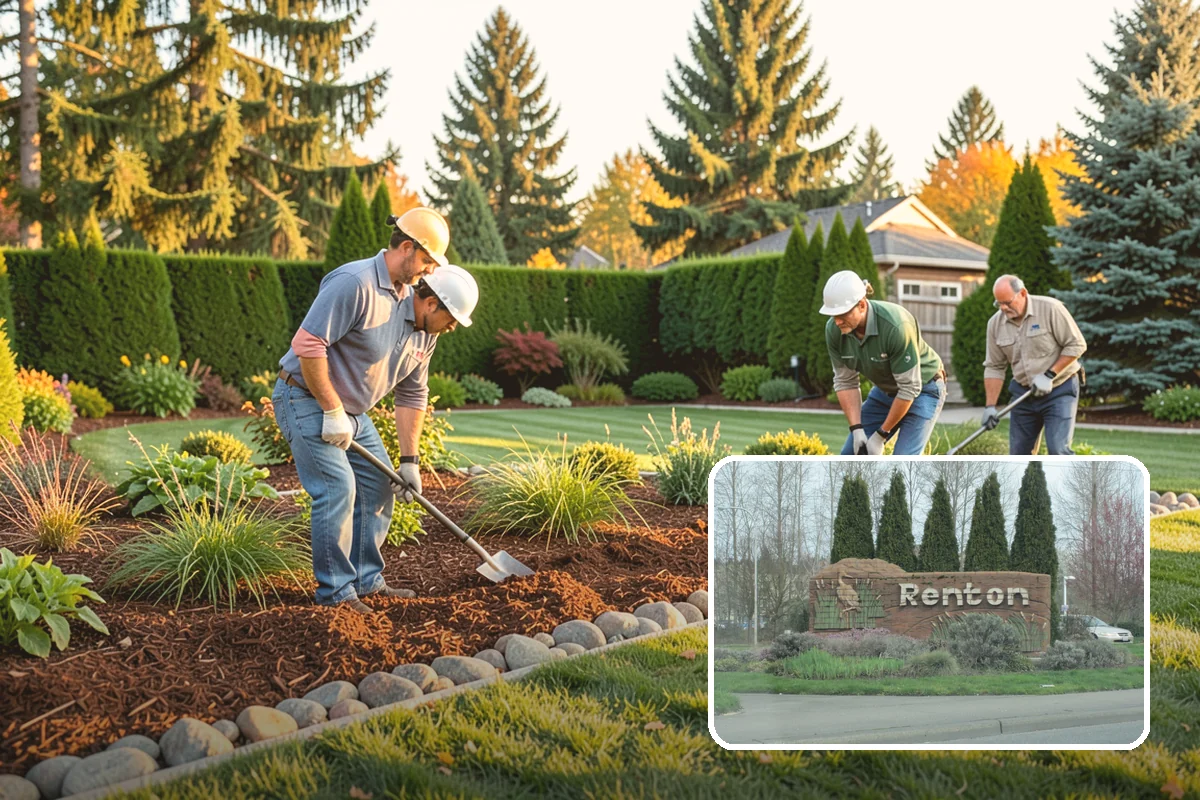 Arborist Wood Chip Installation in Renton, King County, WA - Builds healthy soil as it decomposes