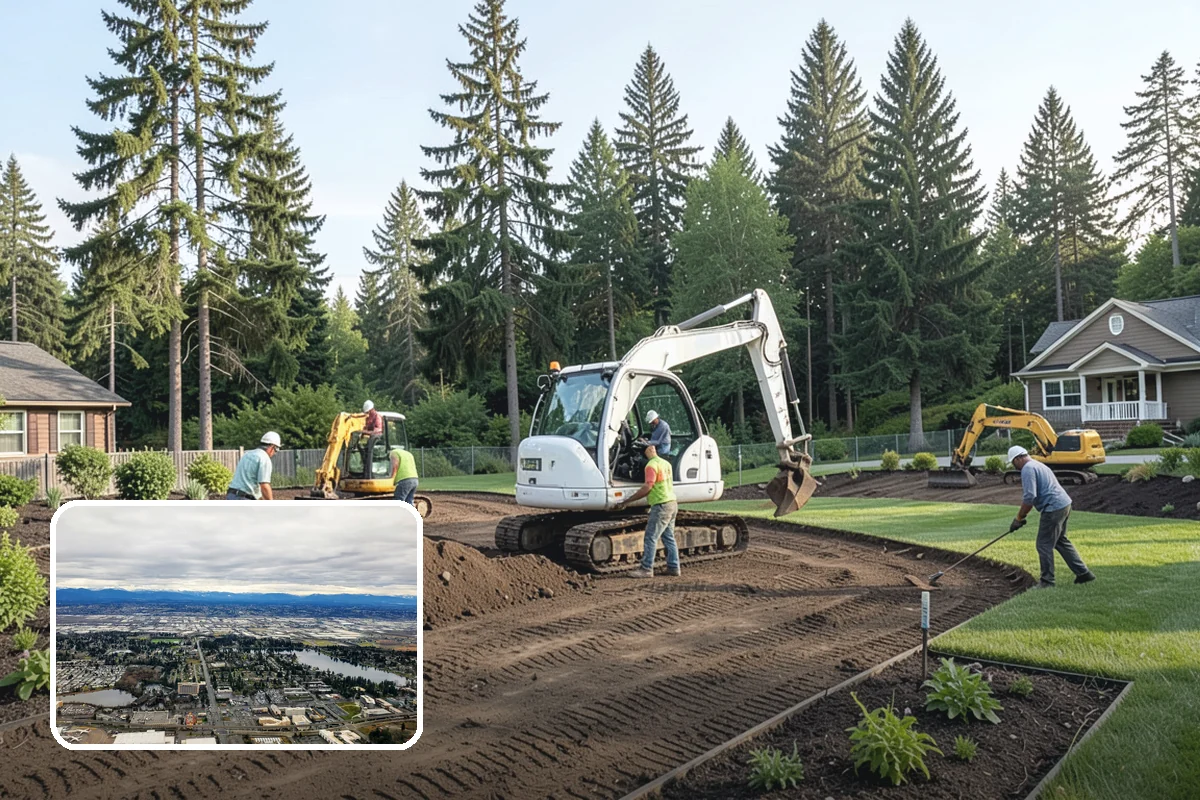 Arborist Wood Chip Installation in SeaTac, King County, WA - Builds healthy soil as it decomposes