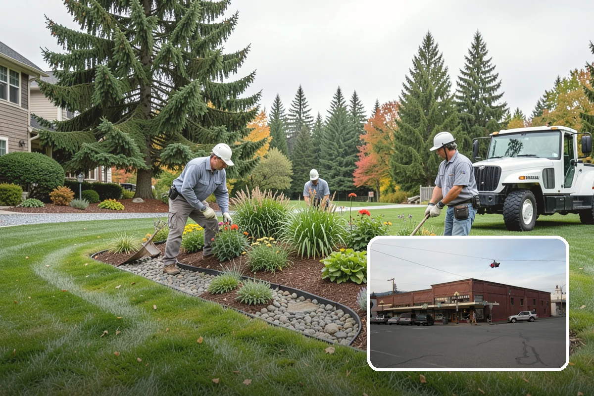 Arborist Wood Chip Installation in Sedro-Woolley, Skagit County, WA - Builds healthy soil as it decomposes