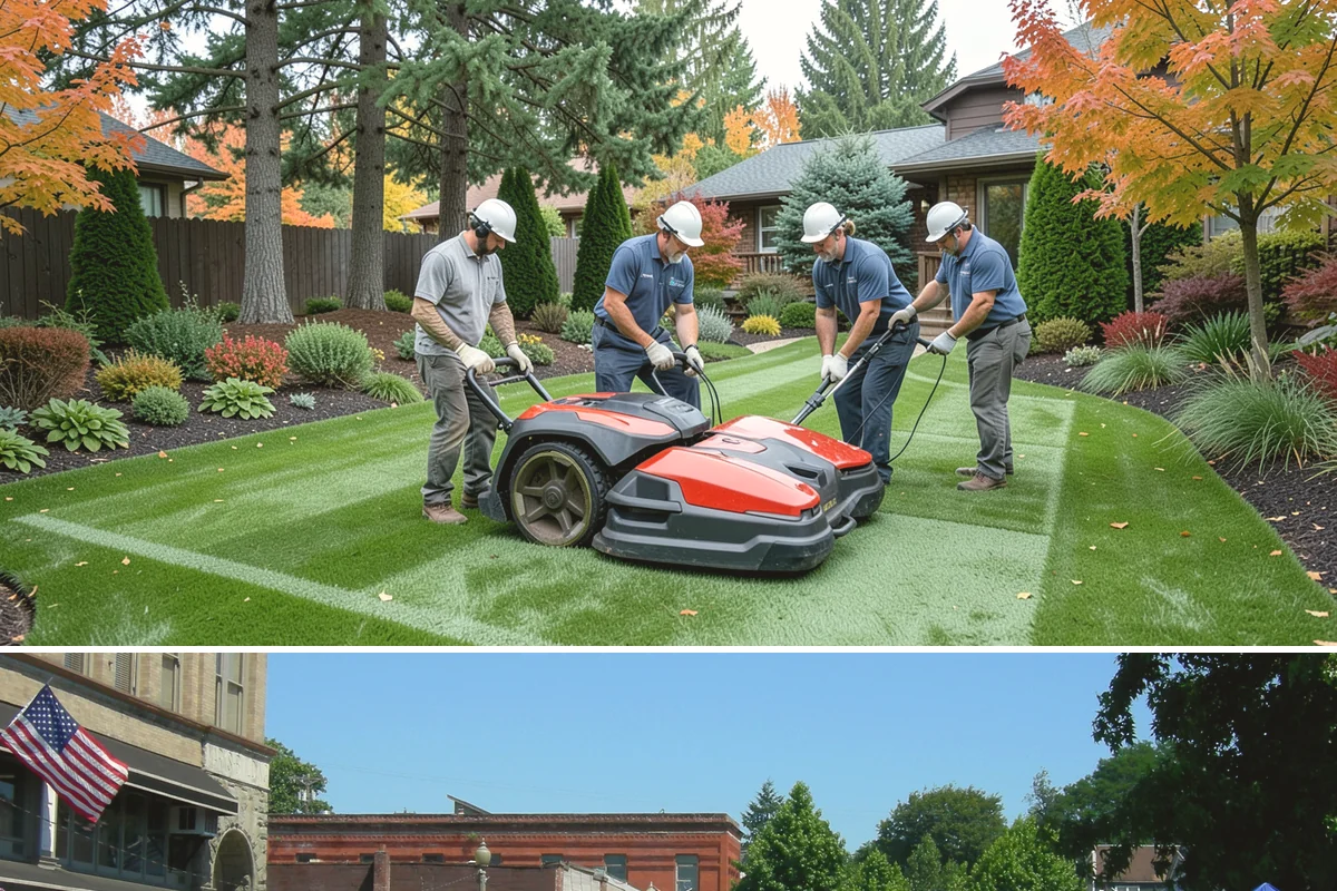 Arborist Wood Chip Installation in Snohomish, Snohomish County, WA - Arborist chips can go down any season, but a fall application in the Northwest insulates roots and lets the chips mellow over...