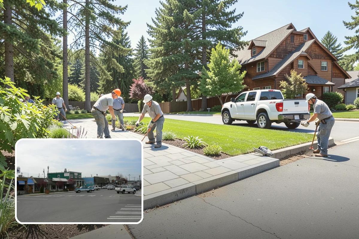 Arborist Wood Chip Installation in Stanwood, Snohomish County, WA - Builds healthy soil as it decomposes