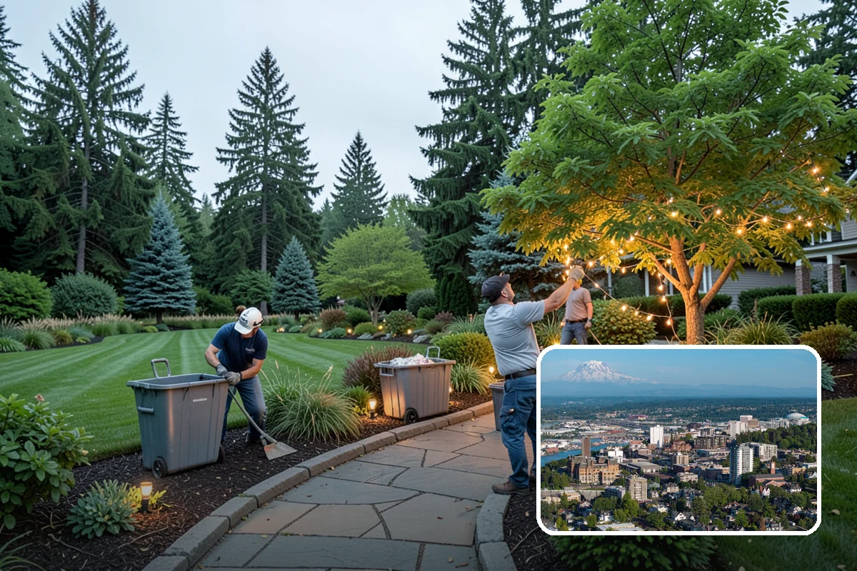 Arborist Wood Chip Installation in Tacoma, Pierce County, WA - Builds healthy soil as it decomposes