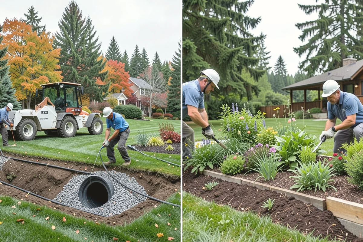 Arborist Wood Chip Installation in Tukwila, King County, WA - Determine coverage needs and confirm chips suit the planting area