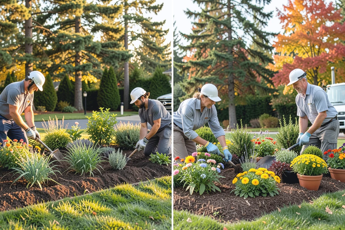 Arborist Wood Chip Installation in Wilkeson, Pierce County, WA - Determine coverage needs and confirm chips suit the planting area