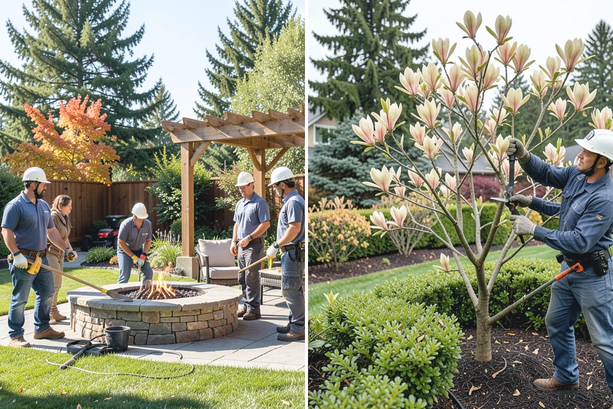 Arborist Wood Chip Installation in Woodinville, King County, WA - Determine coverage needs and confirm chips suit the planting area