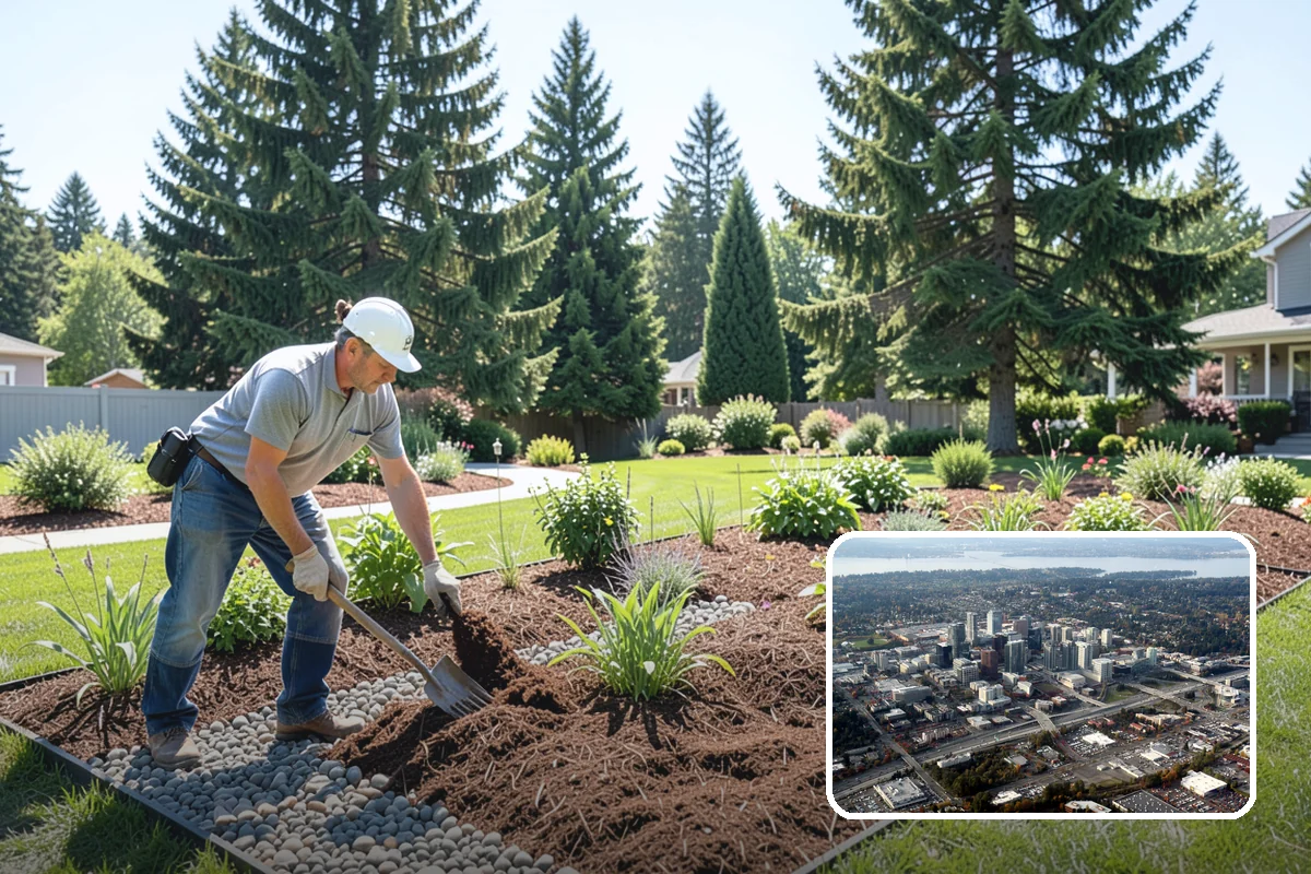 Arborvitae Trimming in Bellevue, King County, WA - Maintains a dense, uninterrupted privacy screen