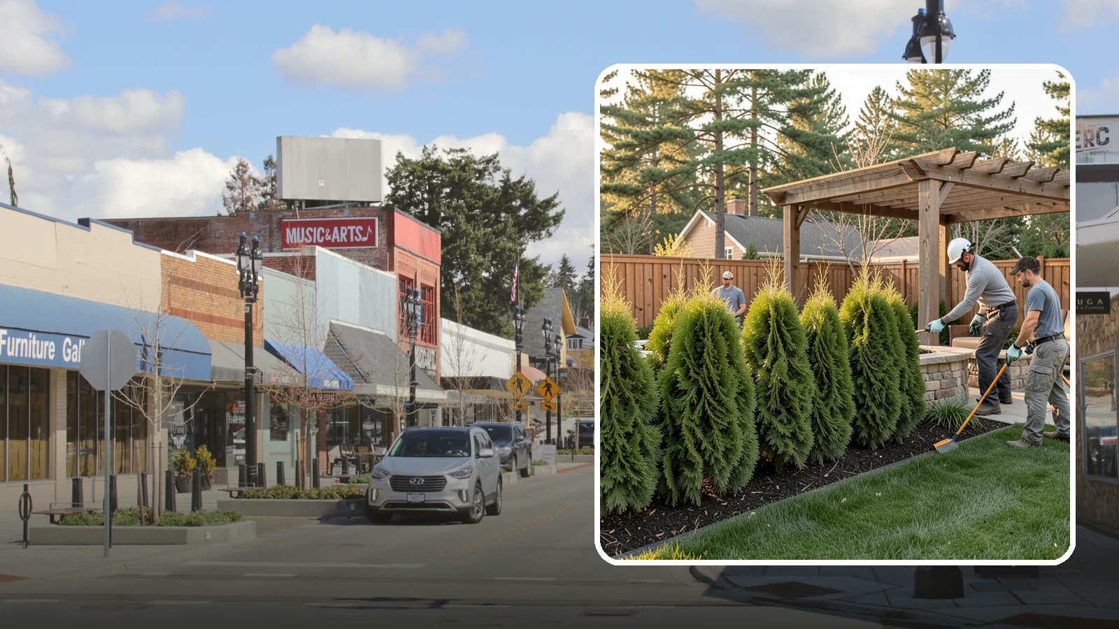 Arborvitae Trimming in Bothell, King County, WA - Professional arborvitae trimming that keeps your privacy screen dense, upright, and healthy through Western Washington's wet...