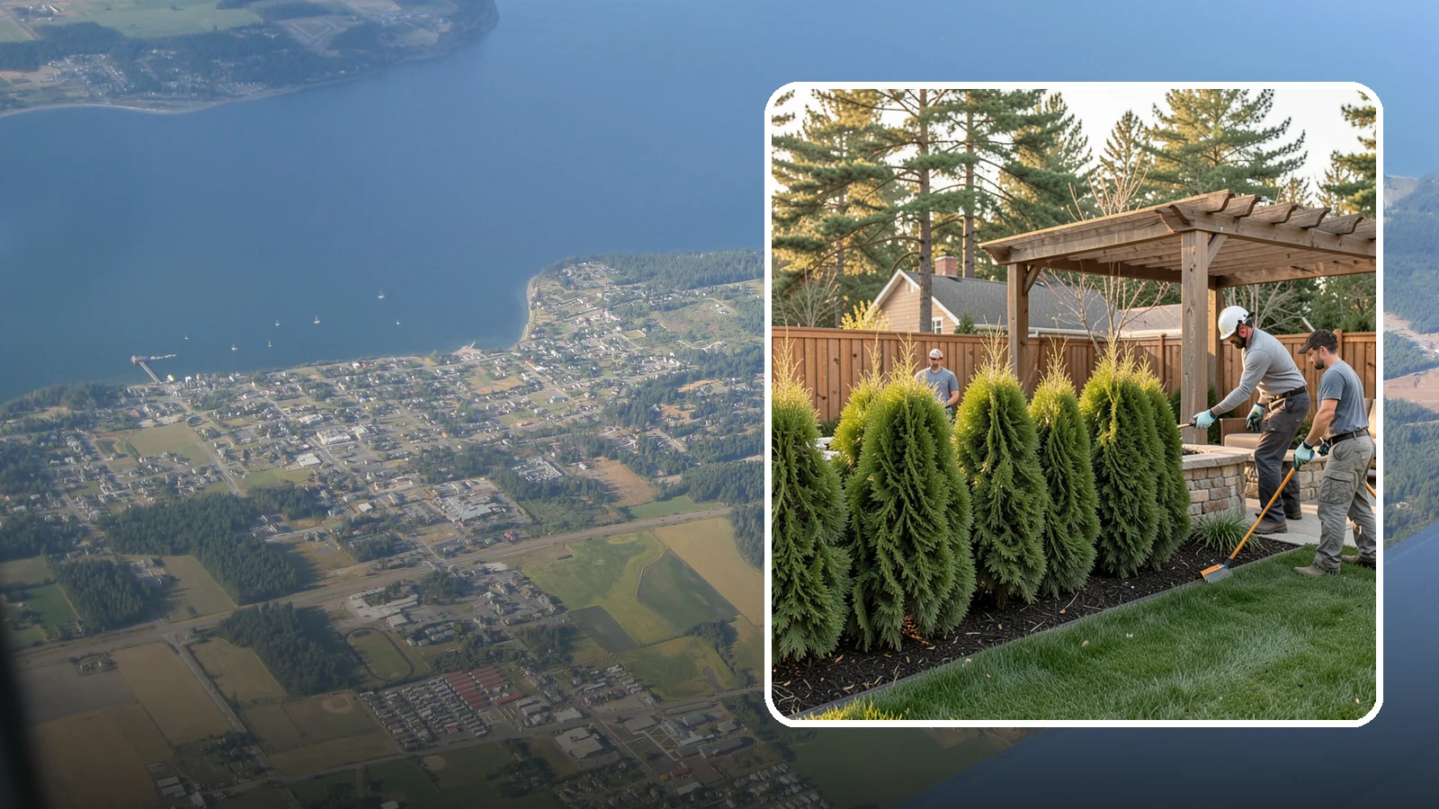 Arborvitae Trimming in Coupeville, Island County, WA - Professional arborvitae trimming that keeps your privacy screen dense, upright, and healthy through Western Washington's wet...