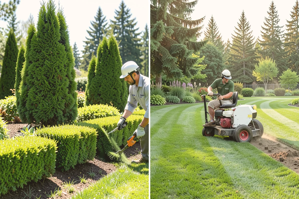 Arborvitae Trimming in Edmonds, Snohomish County, WA - Inspect for winter snow damage, splayed leaders, and inner dieback