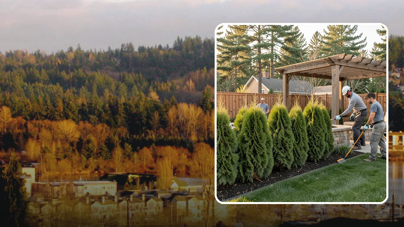 Arborvitae Trimming in Kenmore, King County, WA - Professional arborvitae trimming that keeps your privacy screen dense, upright, and healthy through Western Washington's wet...