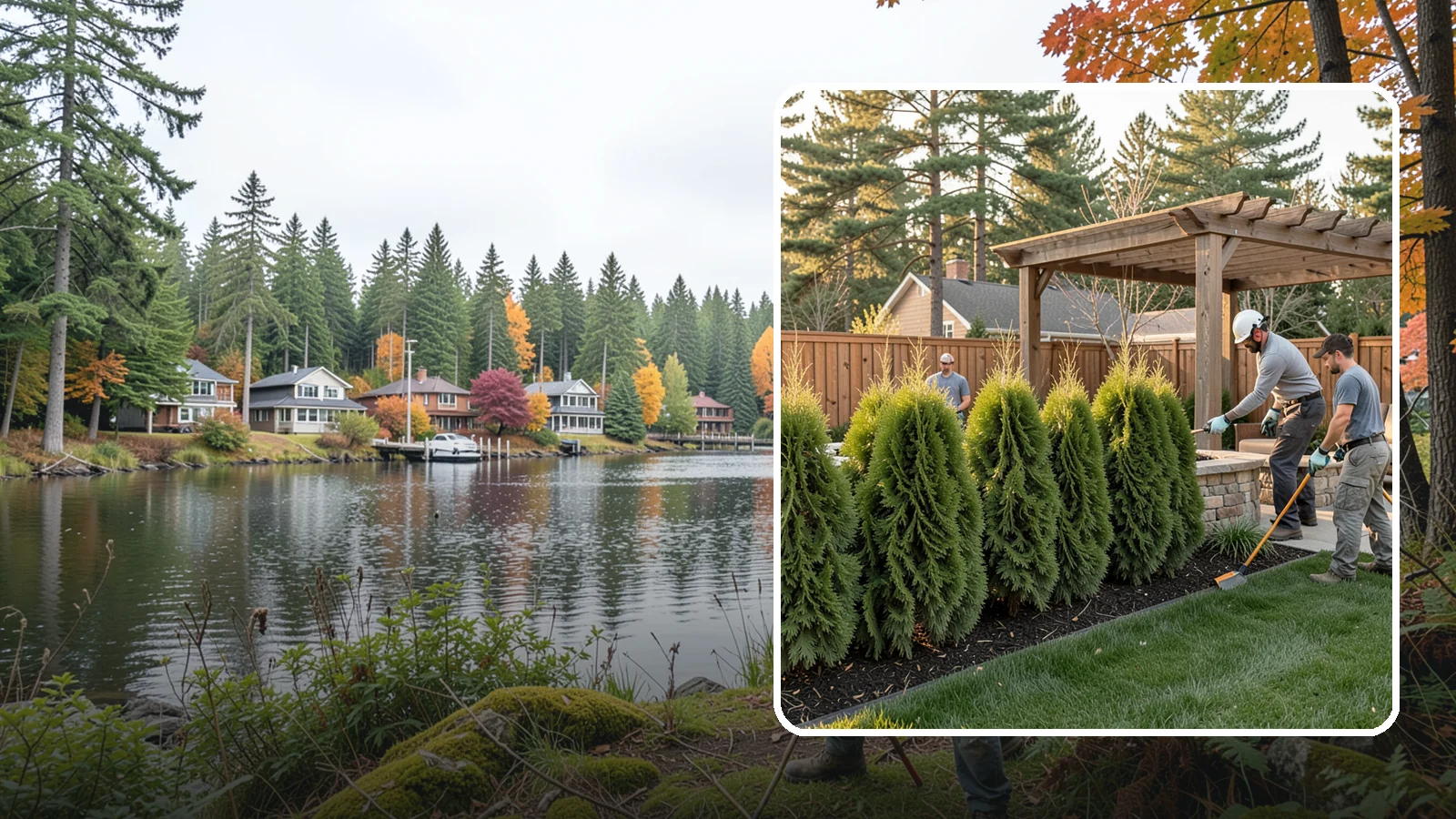 Arborvitae Trimming in La Conner, Skagit County, WA - Professional arborvitae trimming that keeps your privacy screen dense, upright, and healthy through Western Washington's wet...