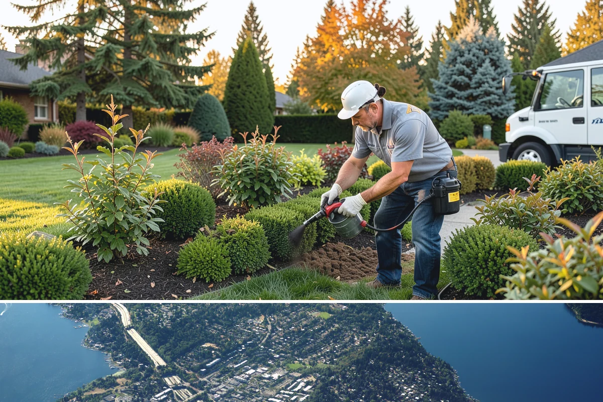 Arborvitae Trimming in Mercer Island, King County, WA - Best trimmed in late spring after new growth hardens and again in early fall before Western Washington's wet season sets in.
