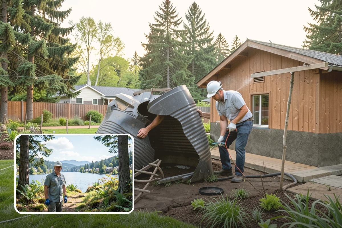 Arborvitae Trimming in Milton, King County, WA - Maintains a dense, uninterrupted privacy screen