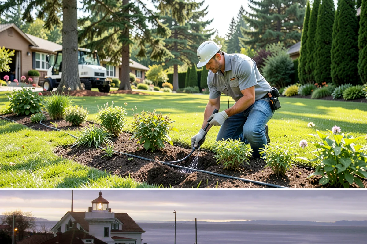 Arborvitae Trimming in Mukilteo, Snohomish County, WA - Best trimmed in late spring after new growth hardens and again in early fall before Western Washington's wet season sets in.