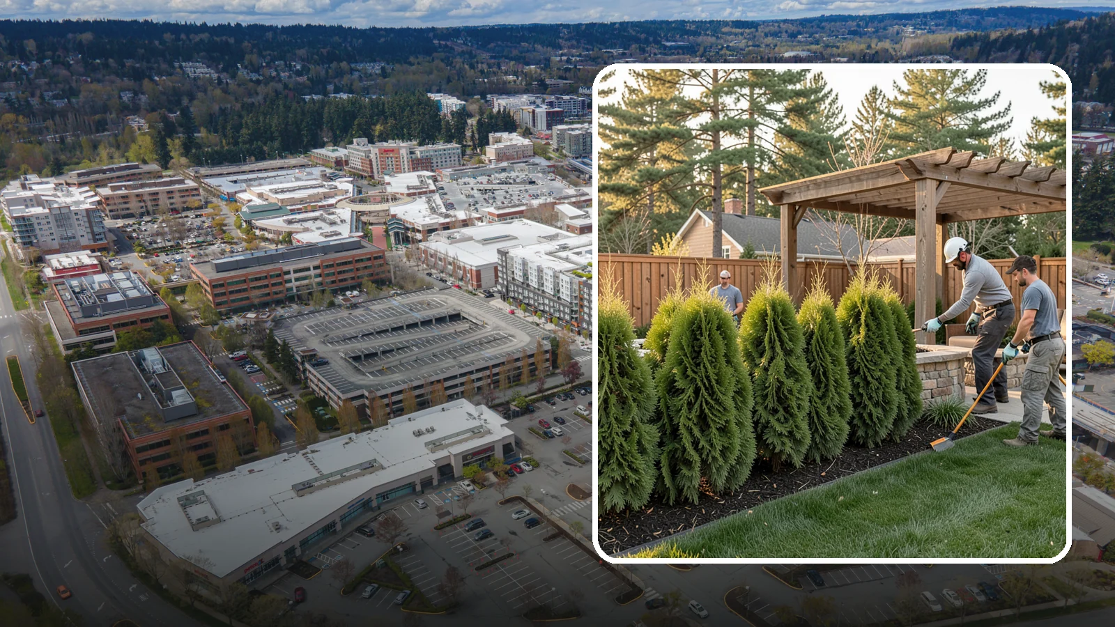 Arborvitae Trimming in Redmond, King County, WA - Professional arborvitae trimming that keeps your privacy screen dense, upright, and healthy through Western Washington's wet...