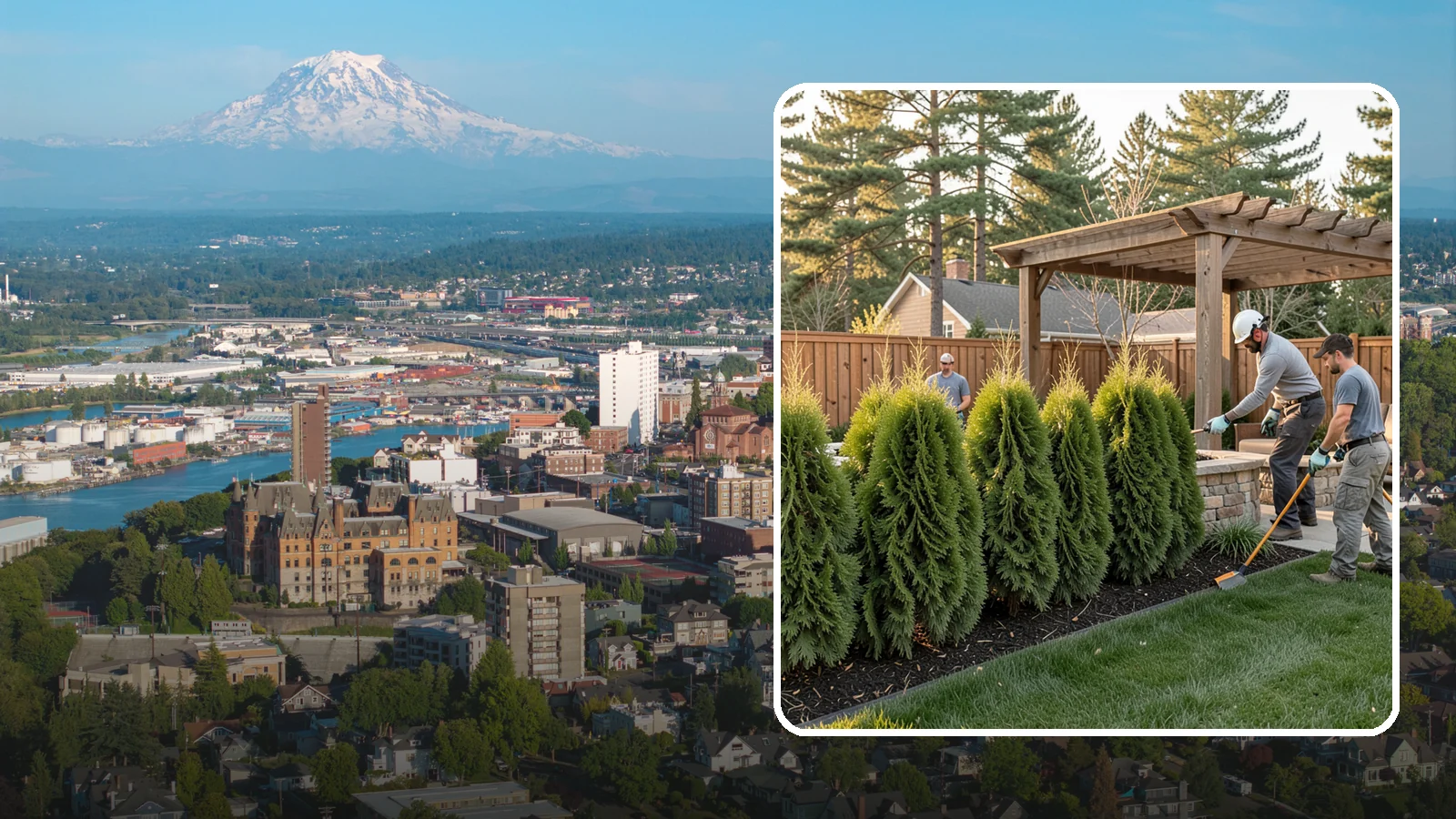 Arborvitae Trimming in Tacoma, Pierce County, WA - Professional arborvitae trimming that keeps your privacy screen dense, upright, and healthy through Western Washington's wet...