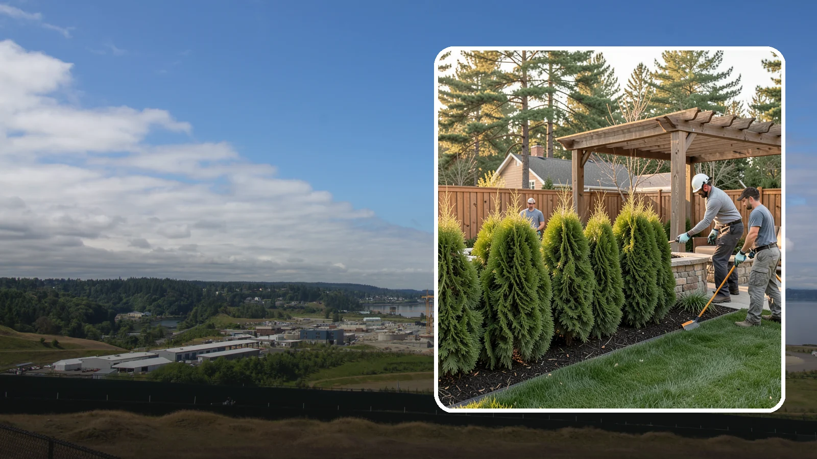 Arborvitae Trimming in University Place, Pierce County, WA - Professional arborvitae trimming that keeps your privacy screen dense, upright, and healthy through Western Washington's wet...