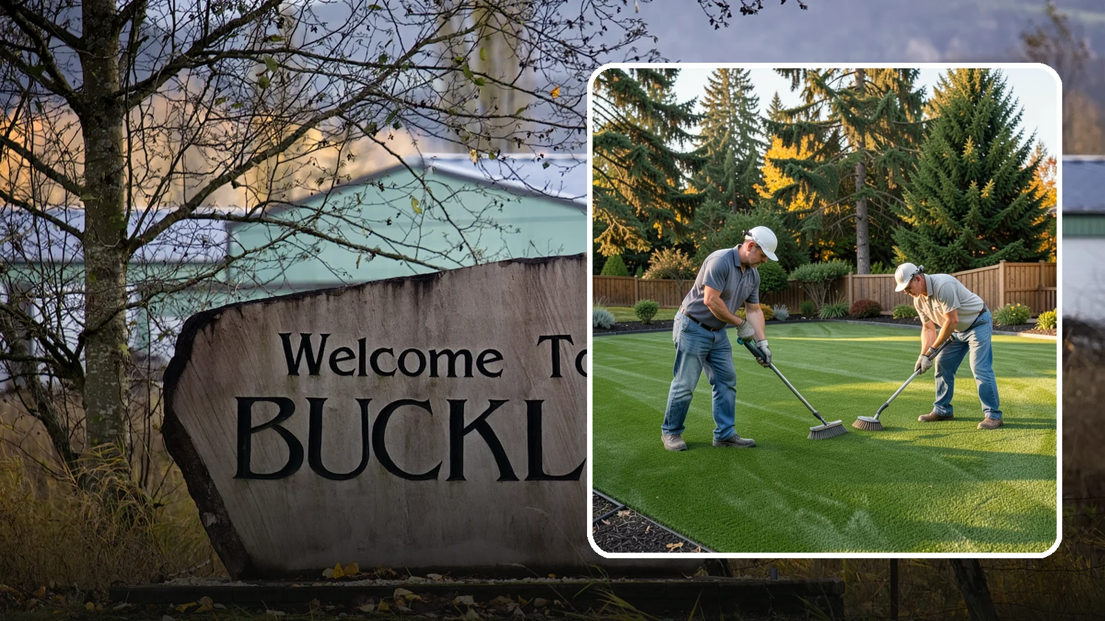 Artificial Turf Cleaning & Maintenance in Buckley, Pierce County, WA - Professional turf grooming and cleaning that keeps synthetic lawns fresh, upright, and sanitary.