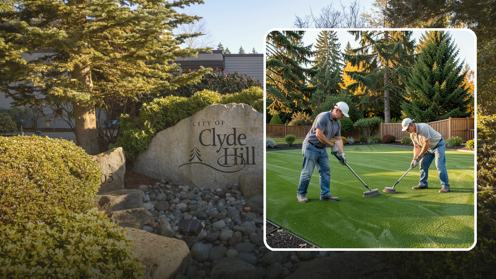 Artificial Turf Cleaning & Maintenance in Clyde Hill, King County, WA - Professional turf grooming and cleaning that keeps synthetic lawns fresh, upright, and sanitary.