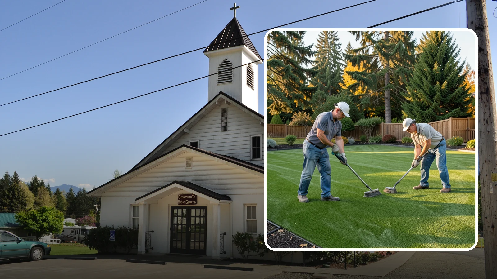 Artificial Turf Cleaning & Maintenance in Concrete, Skagit County, WA - Professional turf grooming and cleaning that keeps synthetic lawns fresh, upright, and sanitary.