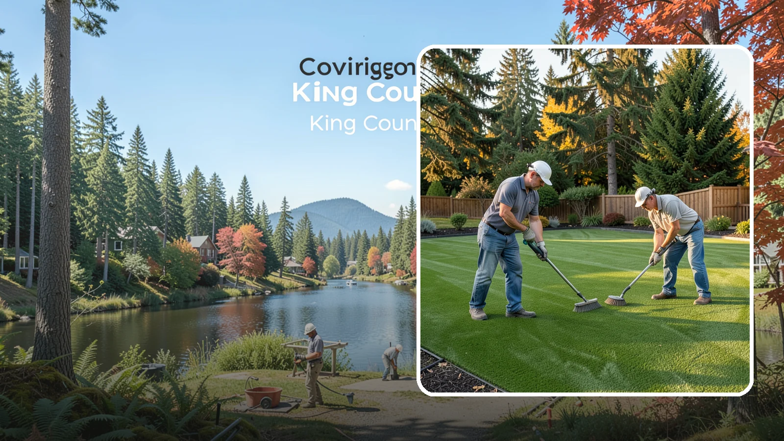 Artificial Turf Cleaning & Maintenance in Covington, King County, WA - Professional turf grooming and cleaning that keeps synthetic lawns fresh, upright, and sanitary.