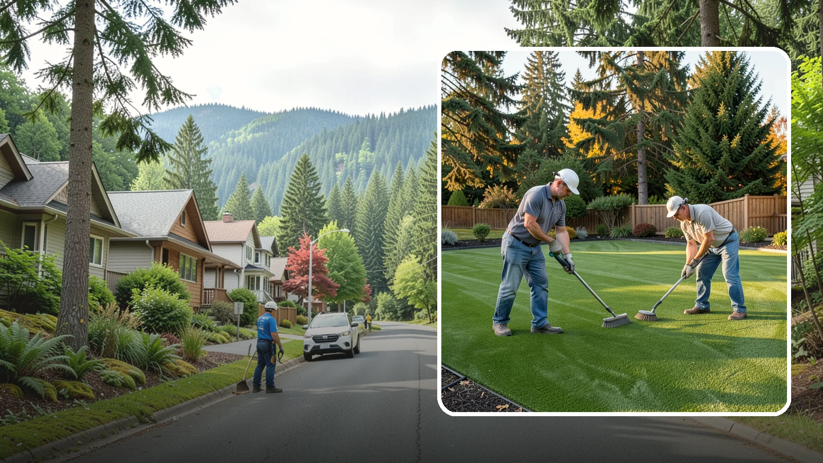 Artificial Turf Cleaning & Maintenance in Darrington, Snohomish County, WA - Professional turf grooming and cleaning that keeps synthetic lawns fresh, upright, and sanitary.