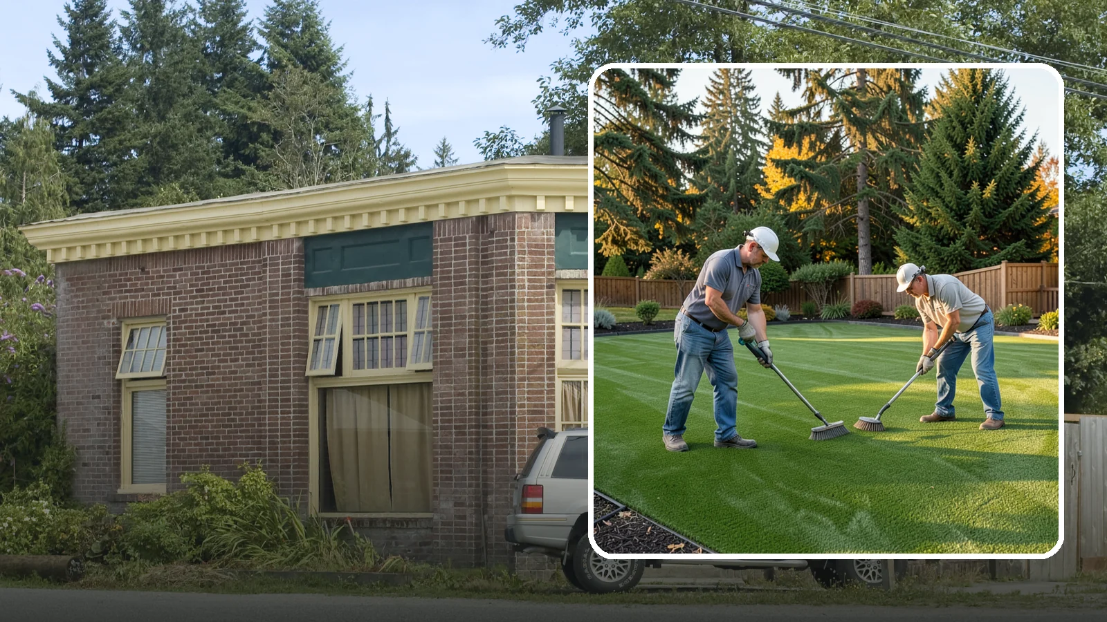 Artificial Turf Cleaning & Maintenance in Hamilton, Skagit County, WA - Professional turf grooming and cleaning that keeps synthetic lawns fresh, upright, and sanitary.