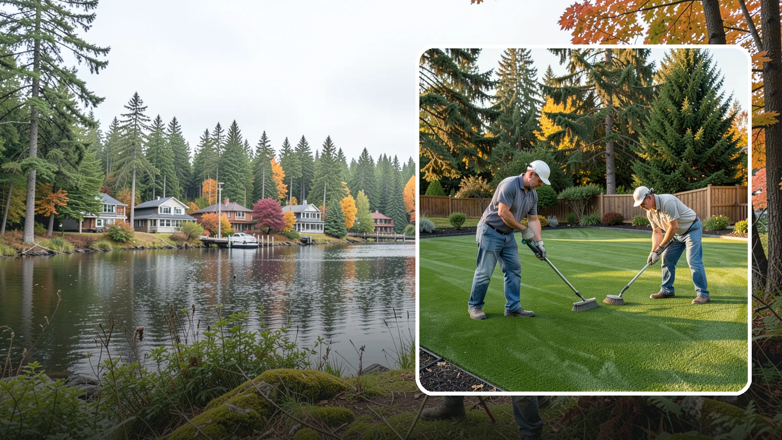 Artificial Turf Cleaning & Maintenance in La Conner, Skagit County, WA - Professional turf grooming and cleaning that keeps synthetic lawns fresh, upright, and sanitary.