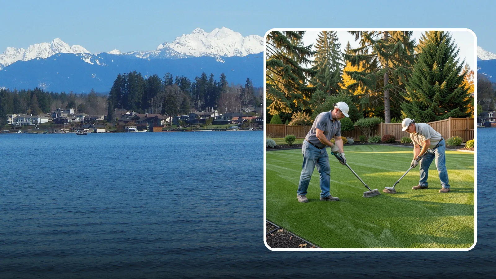 Artificial Turf Cleaning & Maintenance in Lake Stevens, Snohomish County, WA - Professional turf grooming and cleaning that keeps synthetic lawns fresh, upright, and sanitary.
