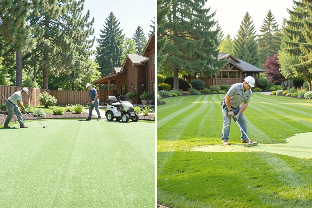 Artificial Turf Cleaning & Maintenance in Mercer Island, King County, WA - Inspect the turf condition