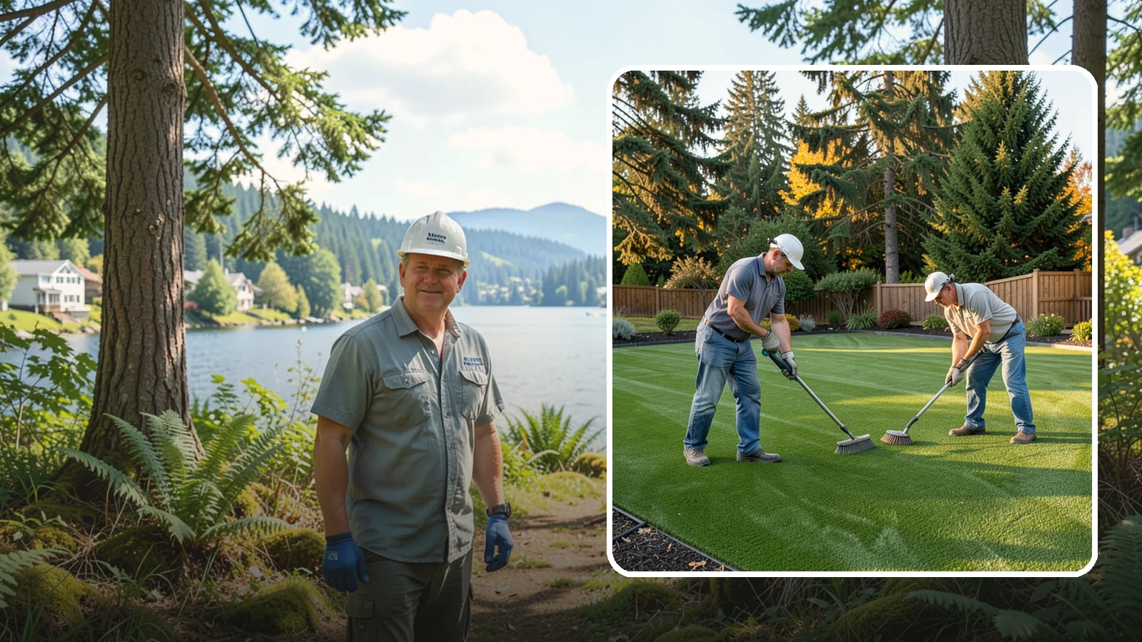 Artificial Turf Cleaning & Maintenance in Milton, King County, WA - Professional turf grooming and cleaning that keeps synthetic lawns fresh, upright, and sanitary.