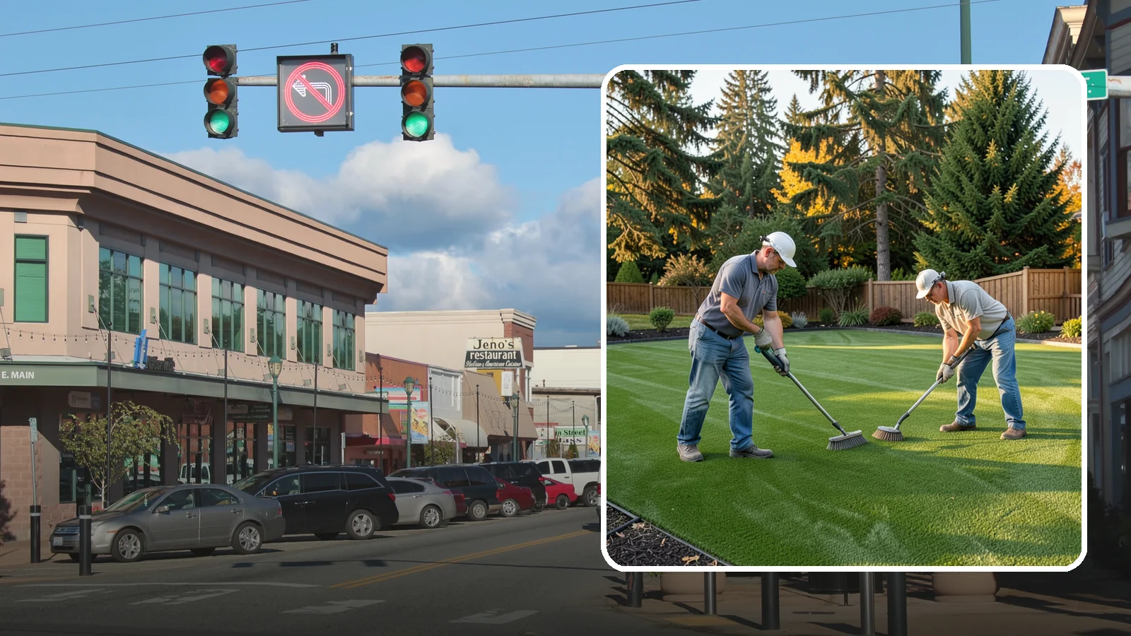 Artificial Turf Cleaning & Maintenance in Monroe, Snohomish County, WA - Professional turf grooming and cleaning that keeps synthetic lawns fresh, upright, and sanitary.